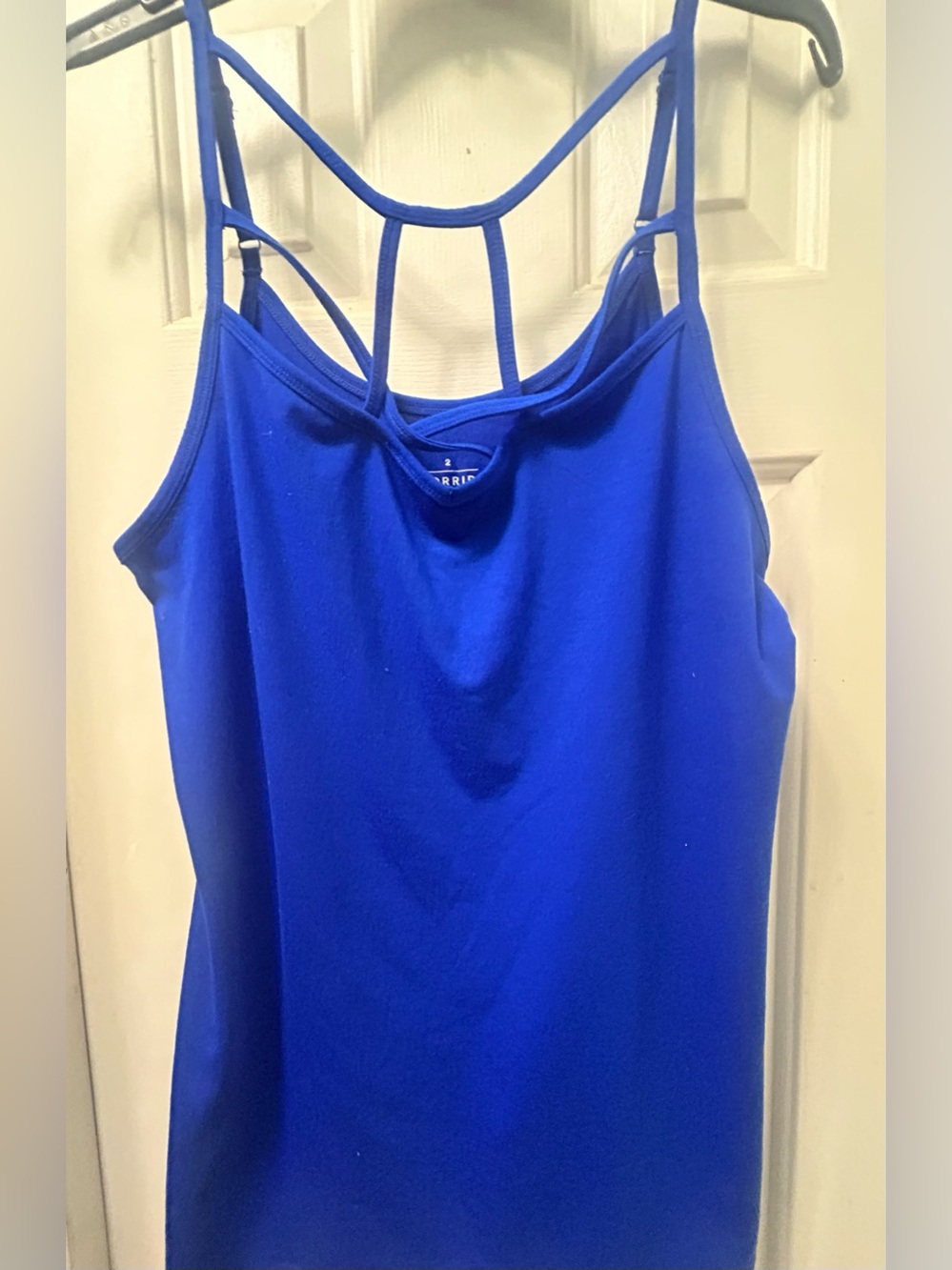 Torrid criss cross caged Blue Strappy Women's Cami Top